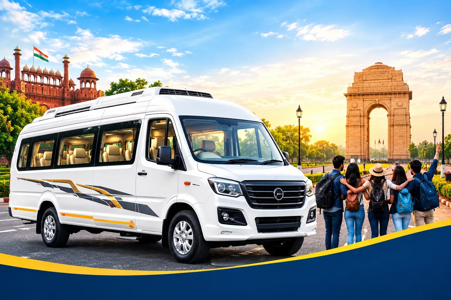tempo traveller on rent in delhi